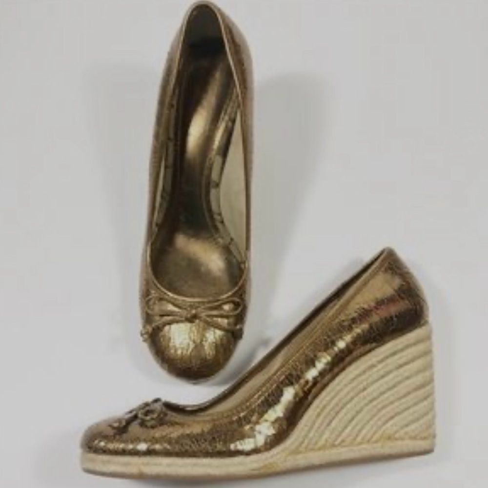Coach Gold Espadrilles